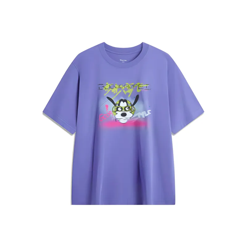 LiNing x Disney T Shirt Men's Very Peri Purple-0