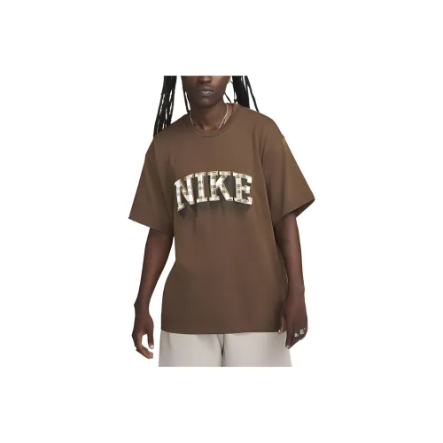 Nike Daily Vintage Collection T-Shirts Unisex Brown