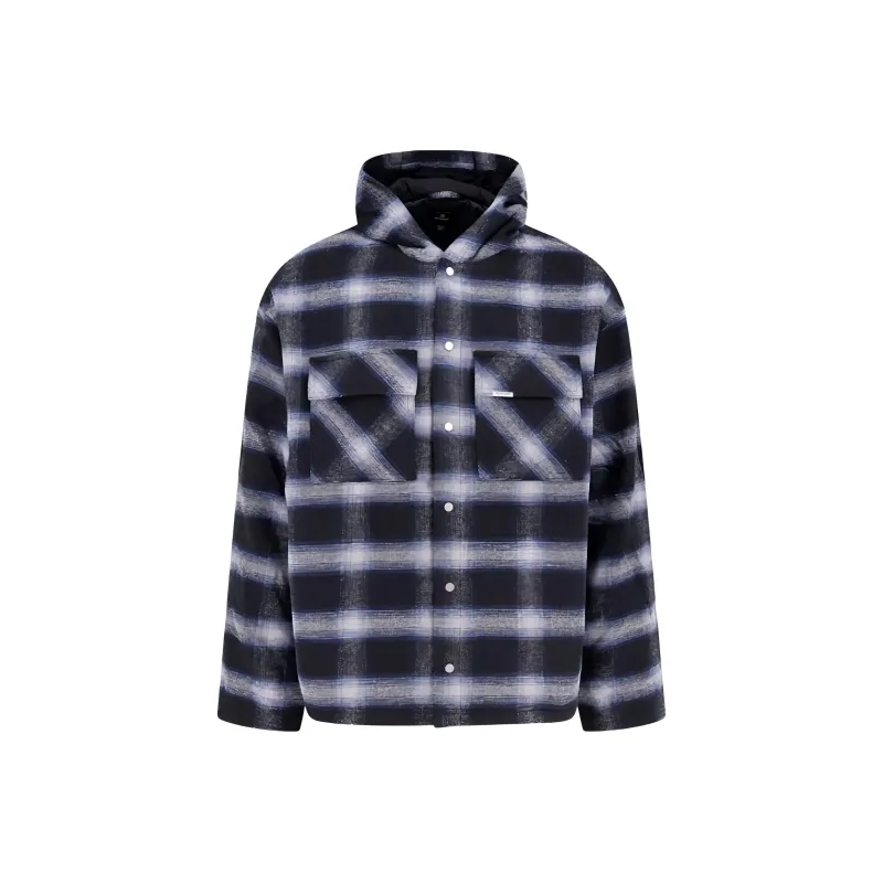 REPRESENT Checked Button Up Jacket-0