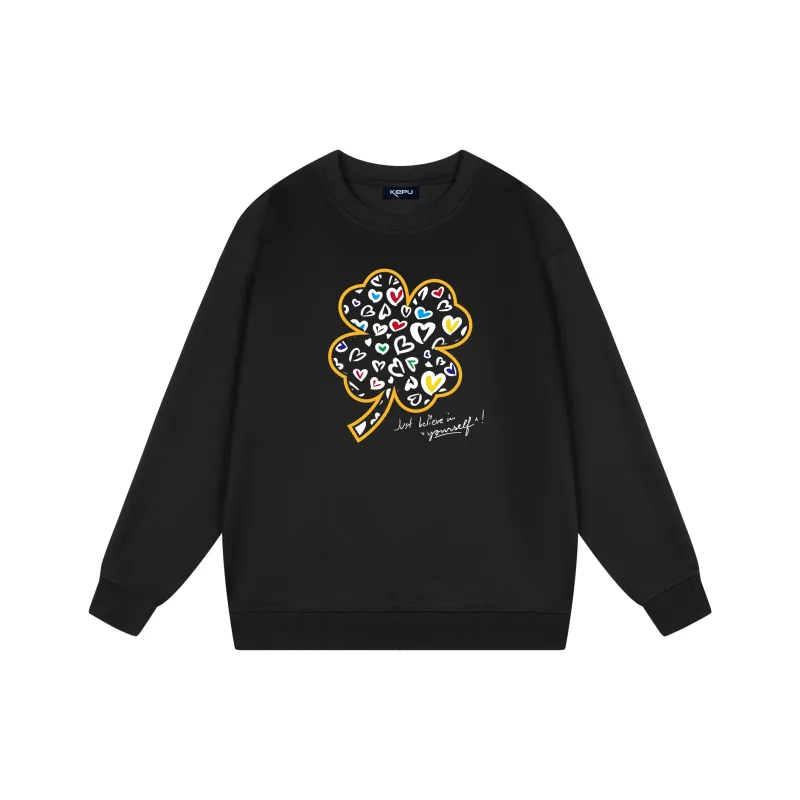 Kepu Sweatshirt Unisex White Heather Gray-4
