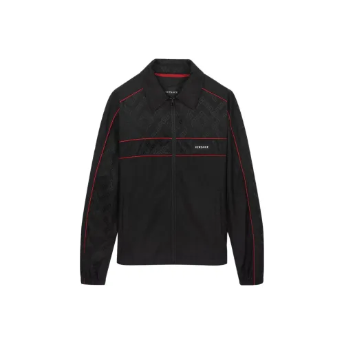 VERSACE FW22 Jackets Coats Men's Black