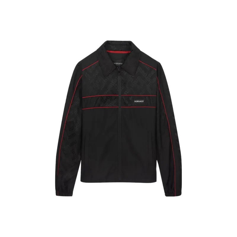 VERSACE FW22 Jackets Coats Men's Black-0