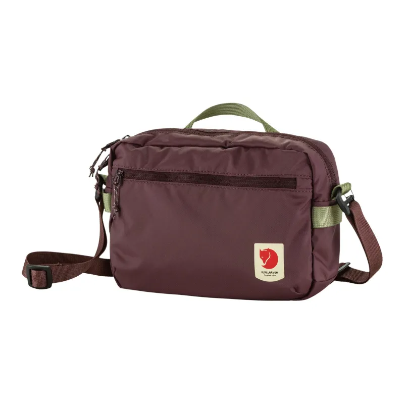 Fjallraven Polyamide One Shoulder Handbag Unisex Blackberry Red-1