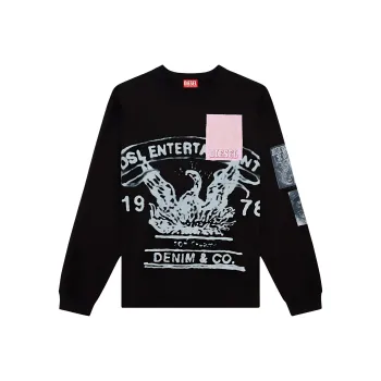 DIESEL Graphic print Cotton Sweatshirt
