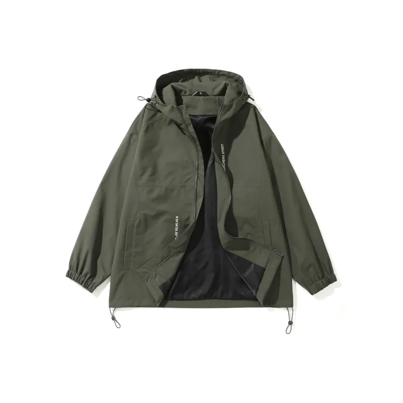 HCHUICHENG Jacket Fleece Lined/Regular Unisex-28