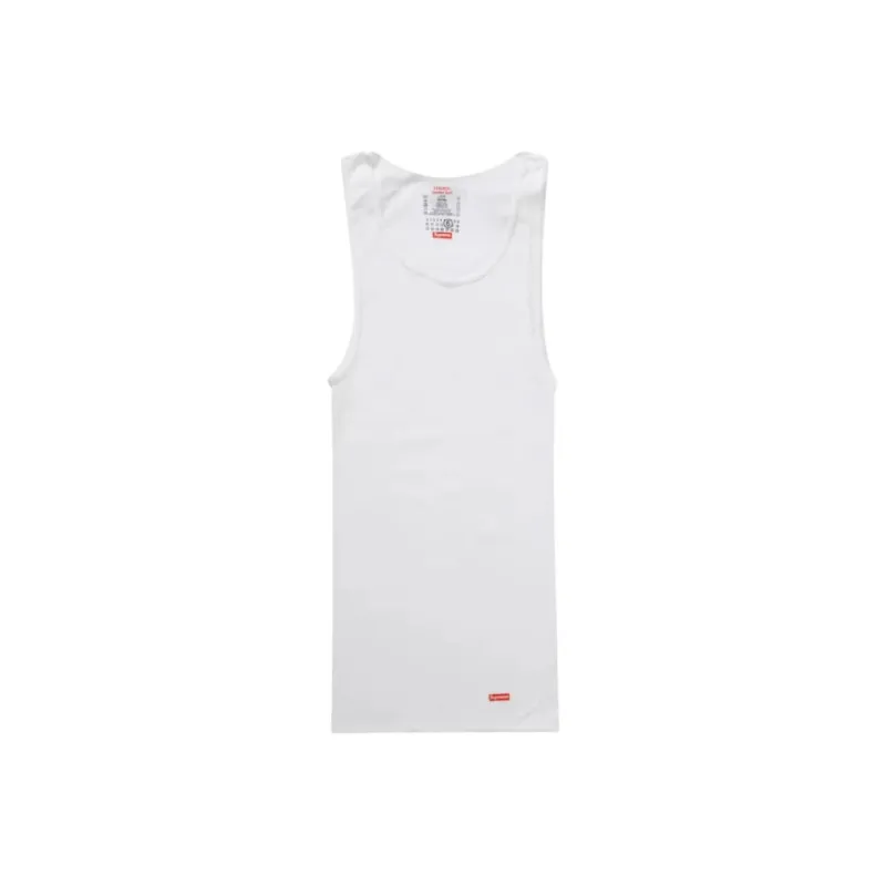 Supreme MM6 Maison Margiela Co brand Tank Top Men's 2 Pack White-0