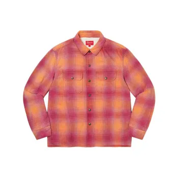 Supreme Shearling Lined Flannel Shirt
