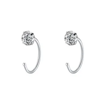 QUIET LOVE Sterling Silver Earrings Women's