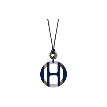 HERMES H Equipe Buffalo Horn Necklaces Women's