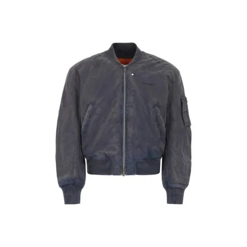 OFF WHITE Diag Tab Vintage Bomber Jacket