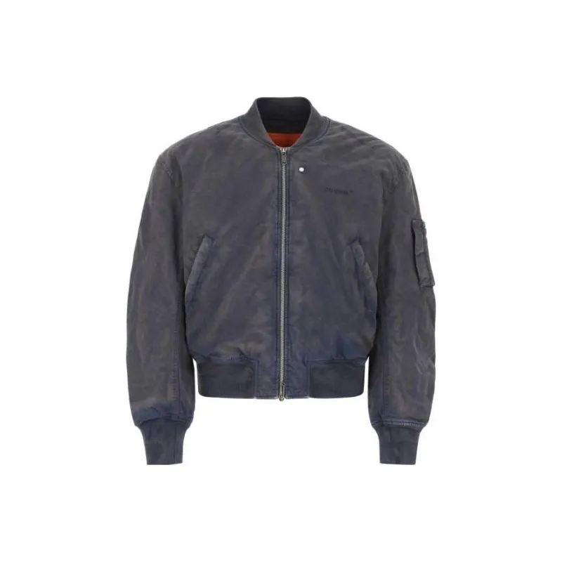 OFF WHITE Diag Tab Vintage Bomber Jacket-0