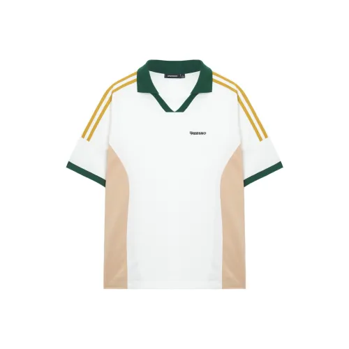 UNVESNO T Shirts Unisex Green Rattan, Sand White