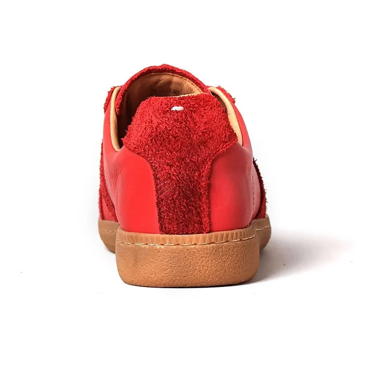 VCA Low Top Skateboard Shoes Unisex Red-3