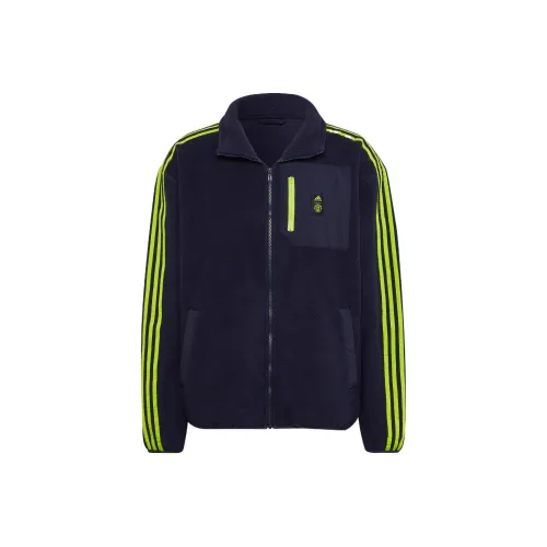 Adidas Manchester United Jackets Coats Men's Dark Blue