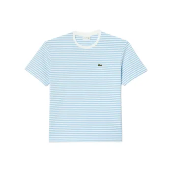LACOSTE Striped Cotton T shirt