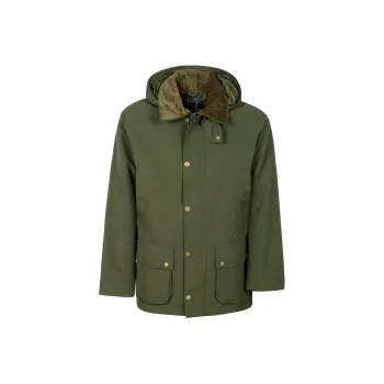 BARBOUR Button-Up Hooded Jacket