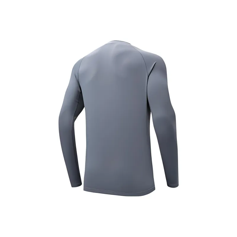ANTA Running Collection T Shirts Men Smoke Coal Gray-1