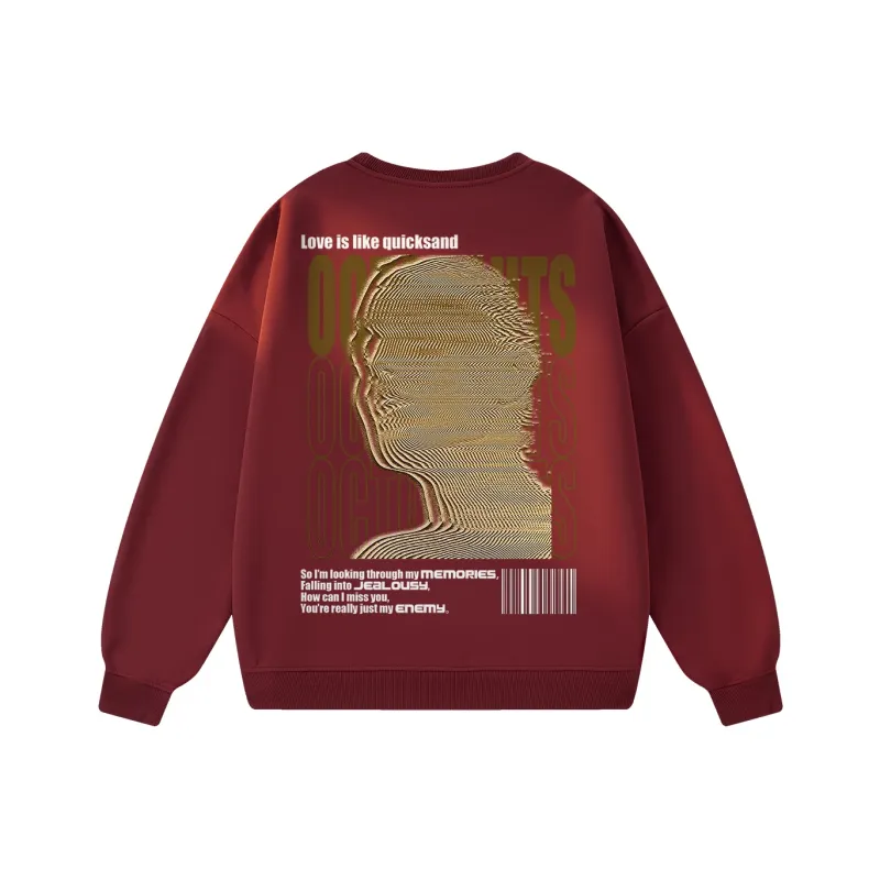 Small Columns Under The Sea Sweatshirt Unisex-10