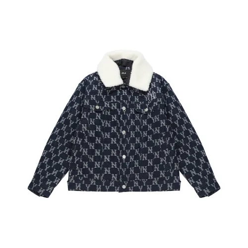 MLB Old Flower Jackets Unisex Dark Marine Blue