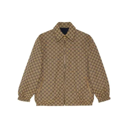 GUCCI All Over Gg Harrington Reversable Jacket