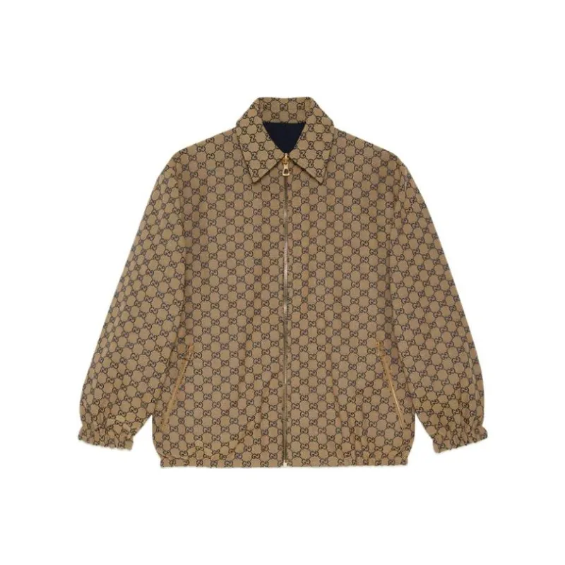 GUCCI All Over Gg Harrington Reversable Jacket-0