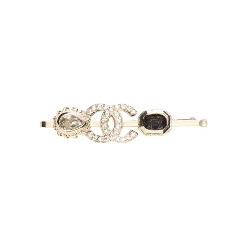 CHANEL Hair Clips Women's Gold