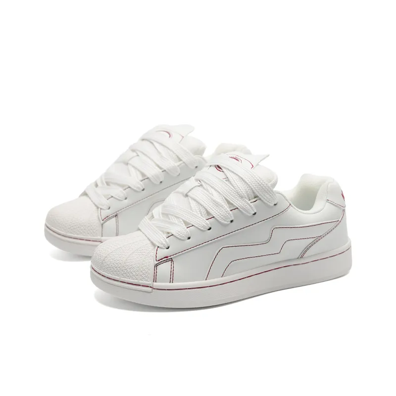 Circle Small Coverage Abrasion Resistant Lightweight Low Top Skateboard Shoes Unisex-9