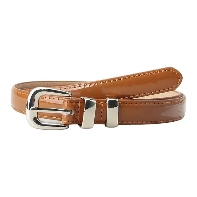 JEANSWEST PU Leather Belts Women's 2CM-12