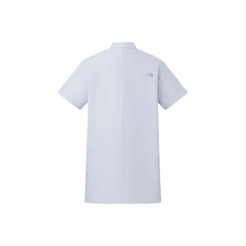 THE NORTH FACE CAMP City Outdoor Collection SS25 Short Sleeved Dress Women's 0TI/Haze Blue-1