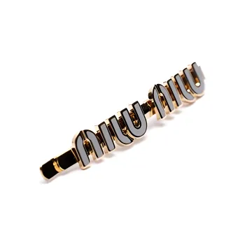 MIU MIU Hair Clips Women's Black