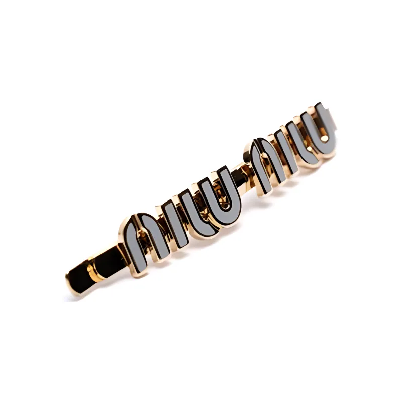 MIU MIU Hair Clips Women's Black-0
