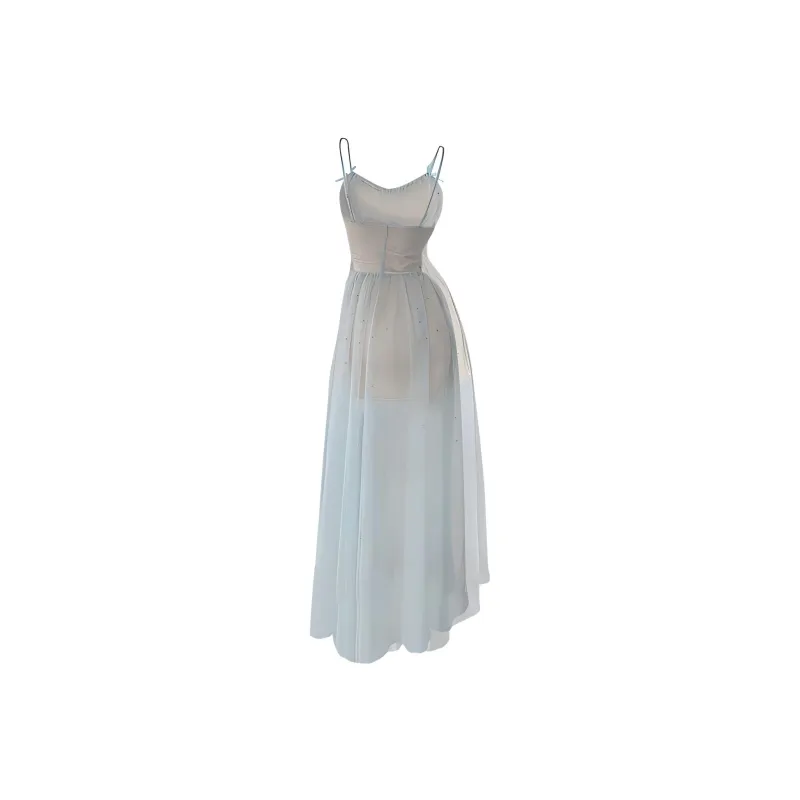 Icicofficial Slip Dress Women's Mint Green-1