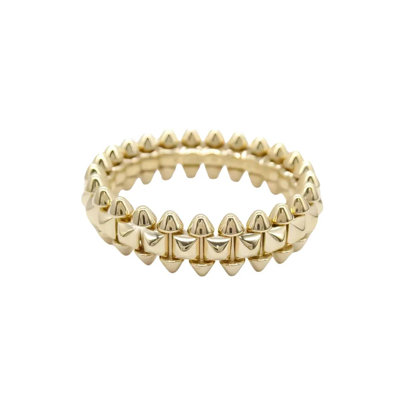 Cartier 2010s Pre owned 18K Rose Gold Small Clash De Cartier Ring-1