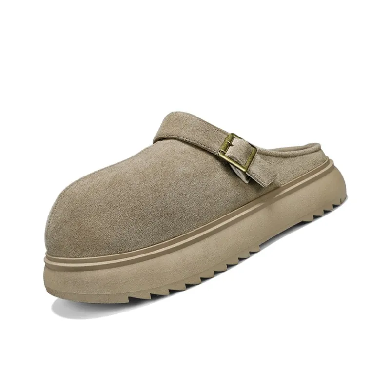 HUANAI Quiet, Odor Resistant, Abrasion Resistant Closed Toe Slippers Men's-11