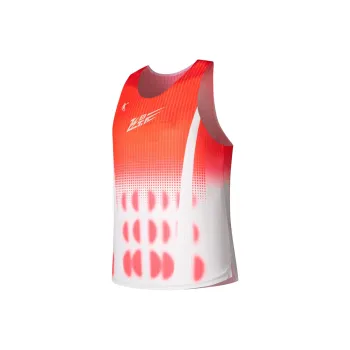 QIAODAN Feiying Tank Tops Men's Radiant Fire Red Print