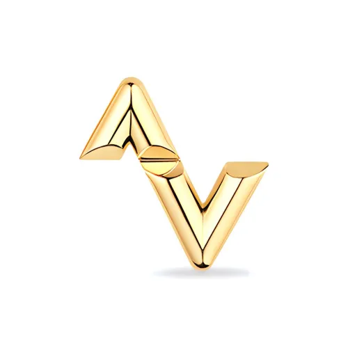 LOUIS VUITTON Lv Volt Upside Down Stud Yellow Gold - Per Unit