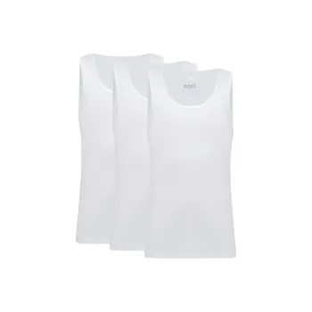 HUGO BOSS Logo embroidered Tank Top Pack Of Three