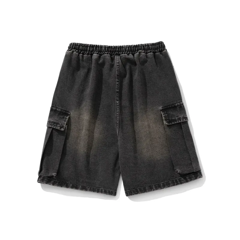 HOZZS Denim Shorts Unisex-1