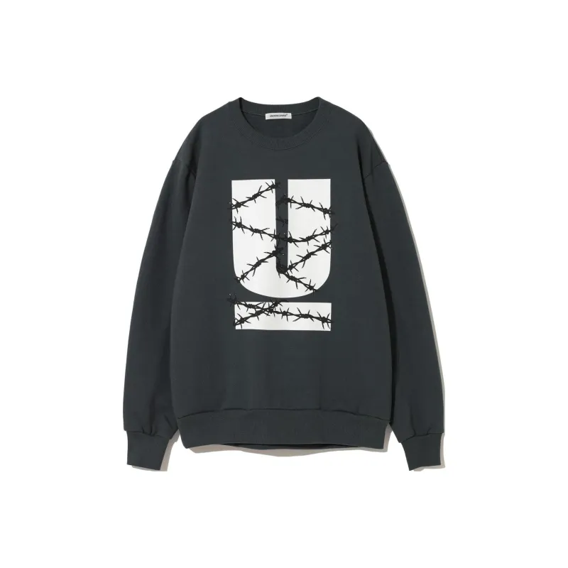 UNDERCOVER Logo print Cotton Sweatshirt-2