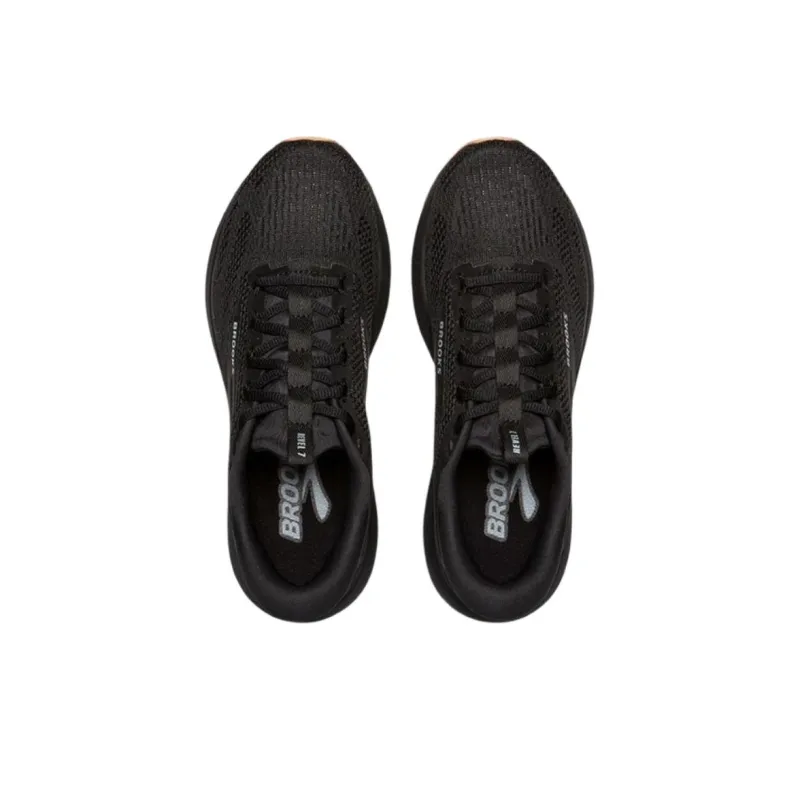 Brooks Revel 7 Cushioning And Breathable Low Top Running Shoes Men's Black-3