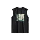 [100% cotton]Black (Painting of Crane)