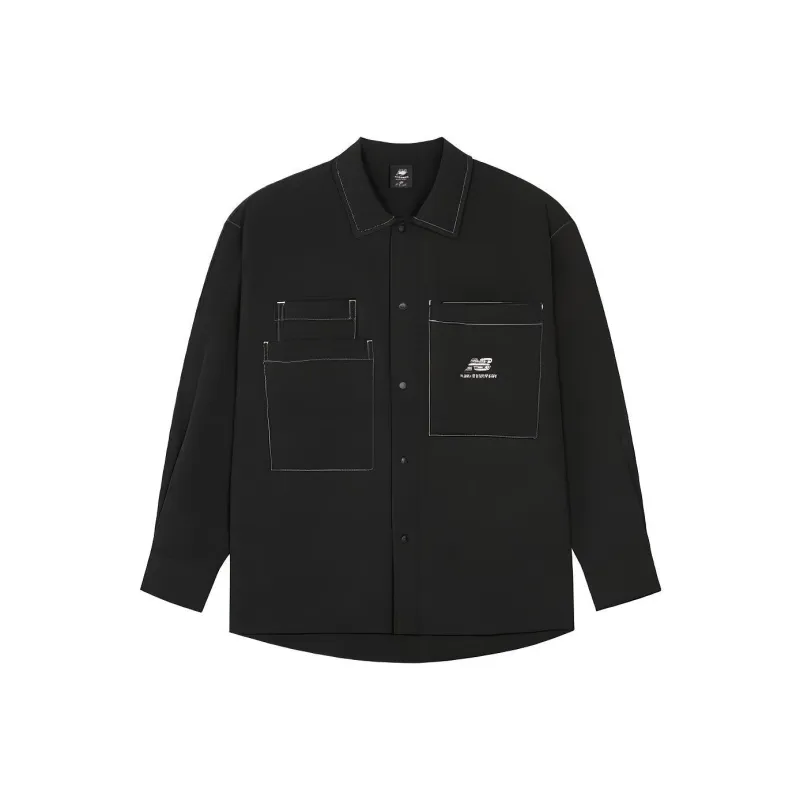 New Balance Jackets Coats Men's Black-0