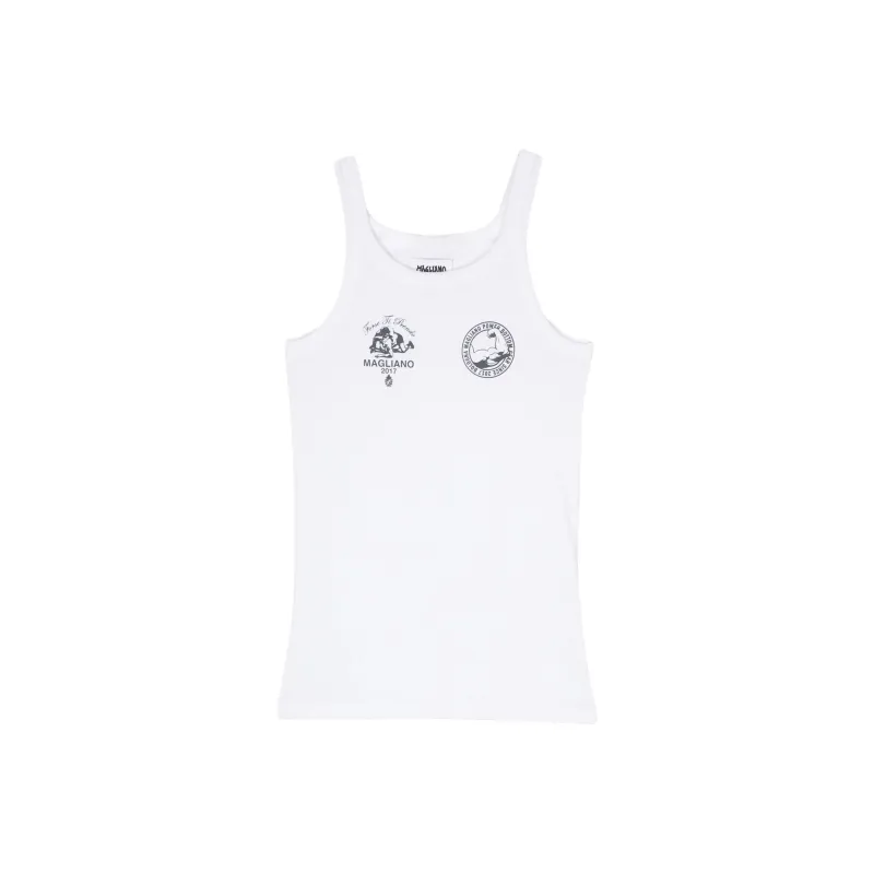 Magliano Lotta Canotta Ribbed Tank Top-0