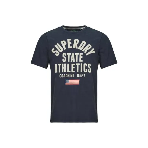 SUPERDRY T Shirt Men's Marine Blue