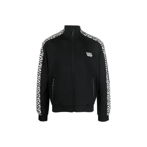 VERSACE FW22 Jackets Coats Men's Black