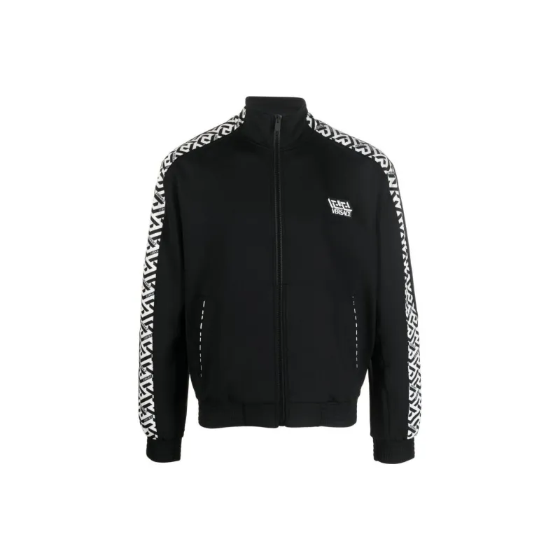 VERSACE FW22 Jackets Coats Men's Black-0