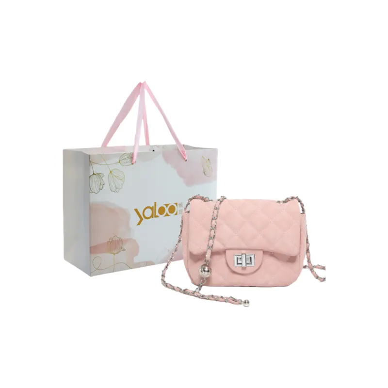 Yalu PVC Crossbody Bag Unisex White/Silver/Black/Pink-15