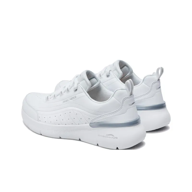 Skechers Skech Air Dynamight Anti Slip Wear Resistant Low Top Casual Shoes Women's White-3