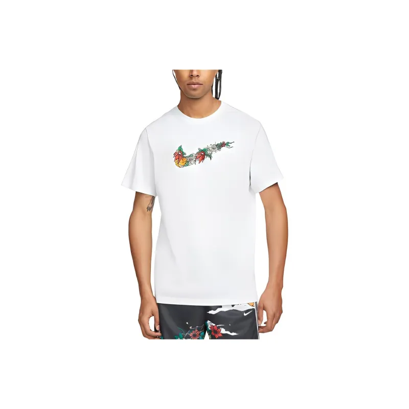 Nike Floral Swoosh '' T shirt-0