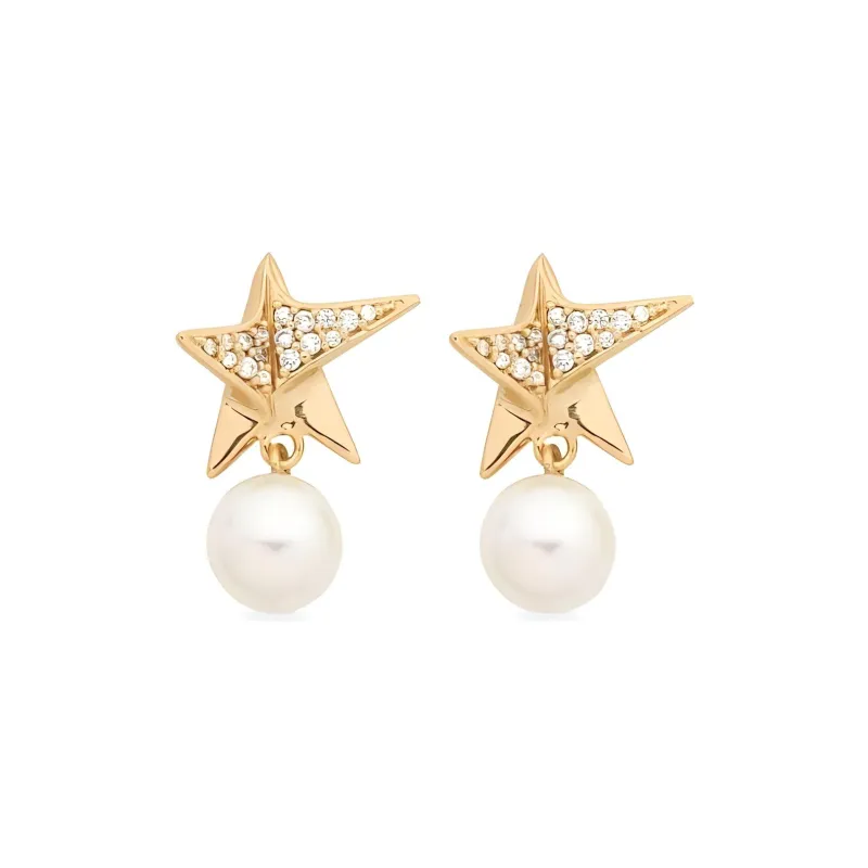 Ferragamo Star Embellished Earrings-0